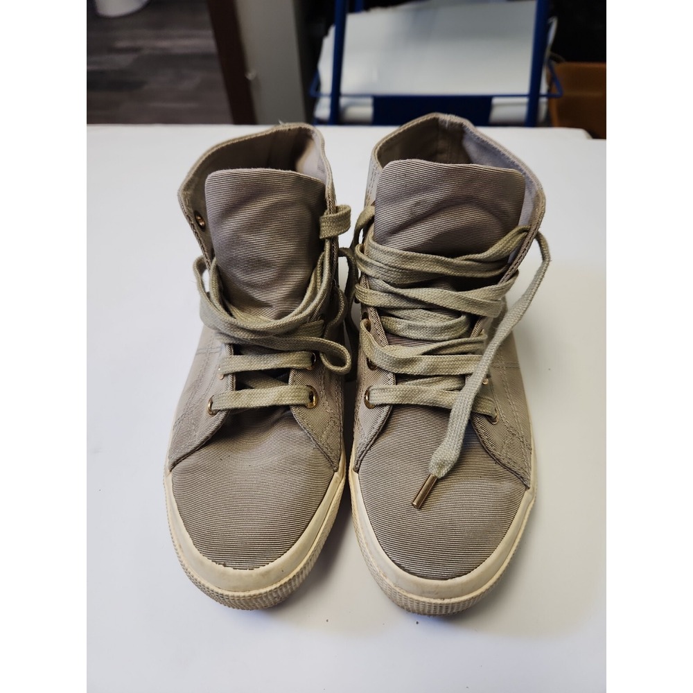 SUPERGA Women's high‎ top Gray shoes from England sz 6